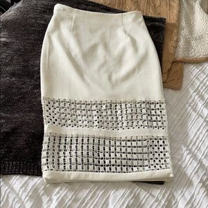 Beautiful Below Knee Cage Pencil Skirt
